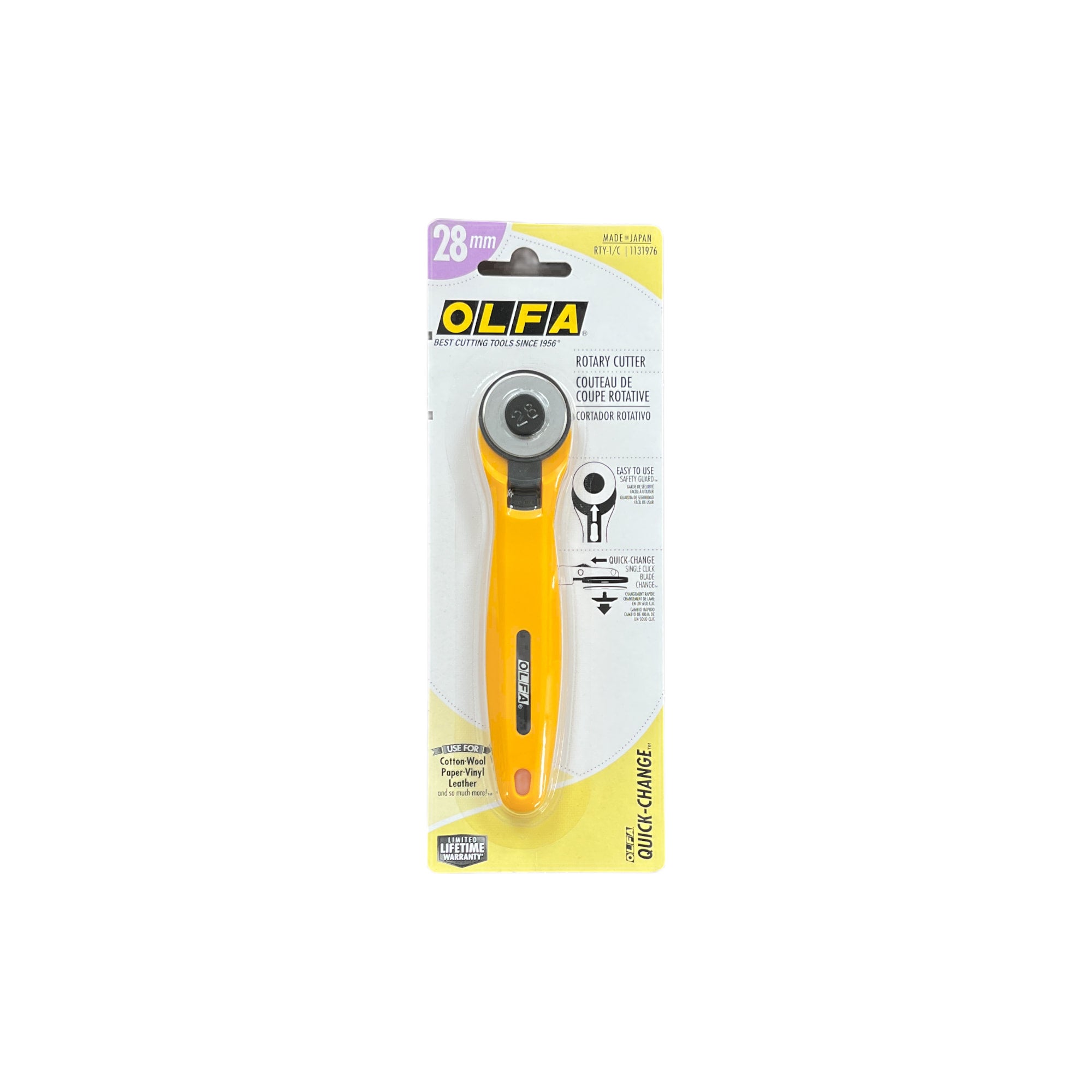 Olfa 60mm Quick Blade Change Rotary Cutter Salem Stitches & Retreats